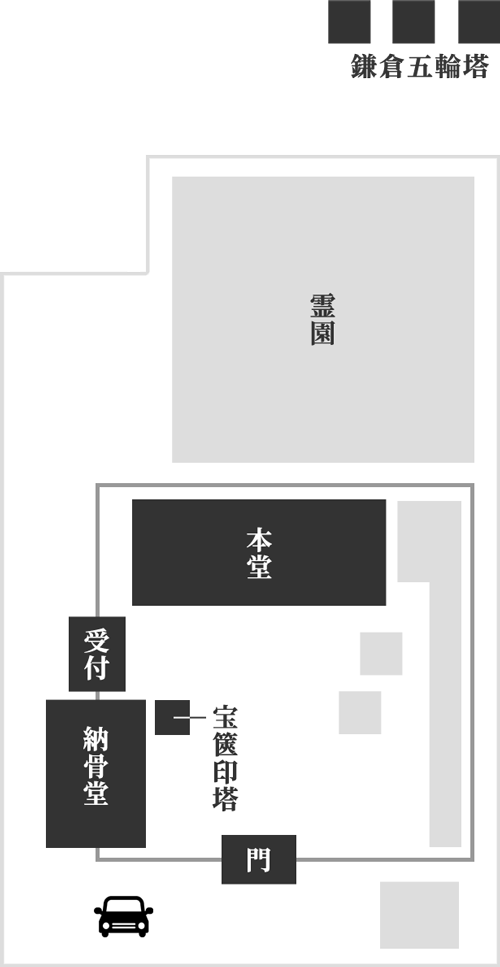 額安寺見取り図